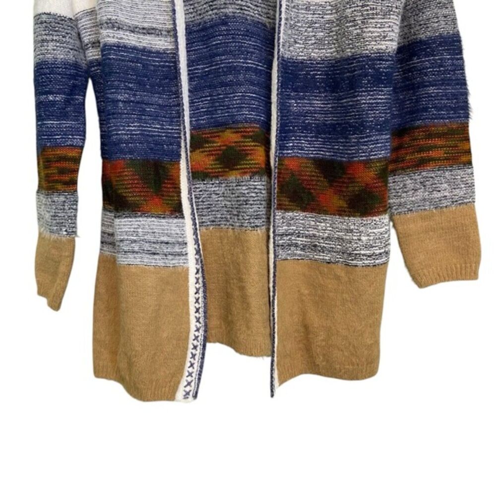 Fate Siana Stitch Hooded Cardigan Sweater NWOT Size Small S - Picture 7 of 13